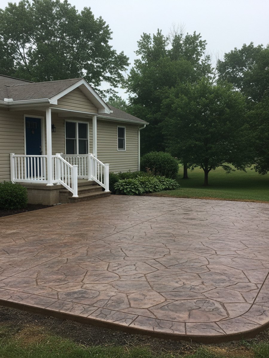 Concrete Driveways completed by Classic Concrete in York, PA